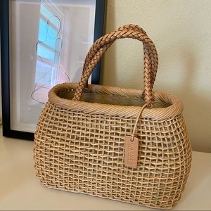 Ralph Lauren Straw medium bag